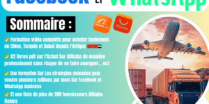 Formation Comment Acheter en Chine et Vendre sur Facebook et WhatsApps depuis l'Afrique