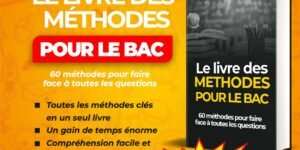 Le livre des MÉTHODES pour le bac.