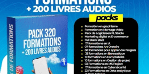 Pack de +320 Formations avec Droit de Revente